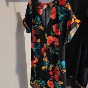 a new day Black Floral Dress